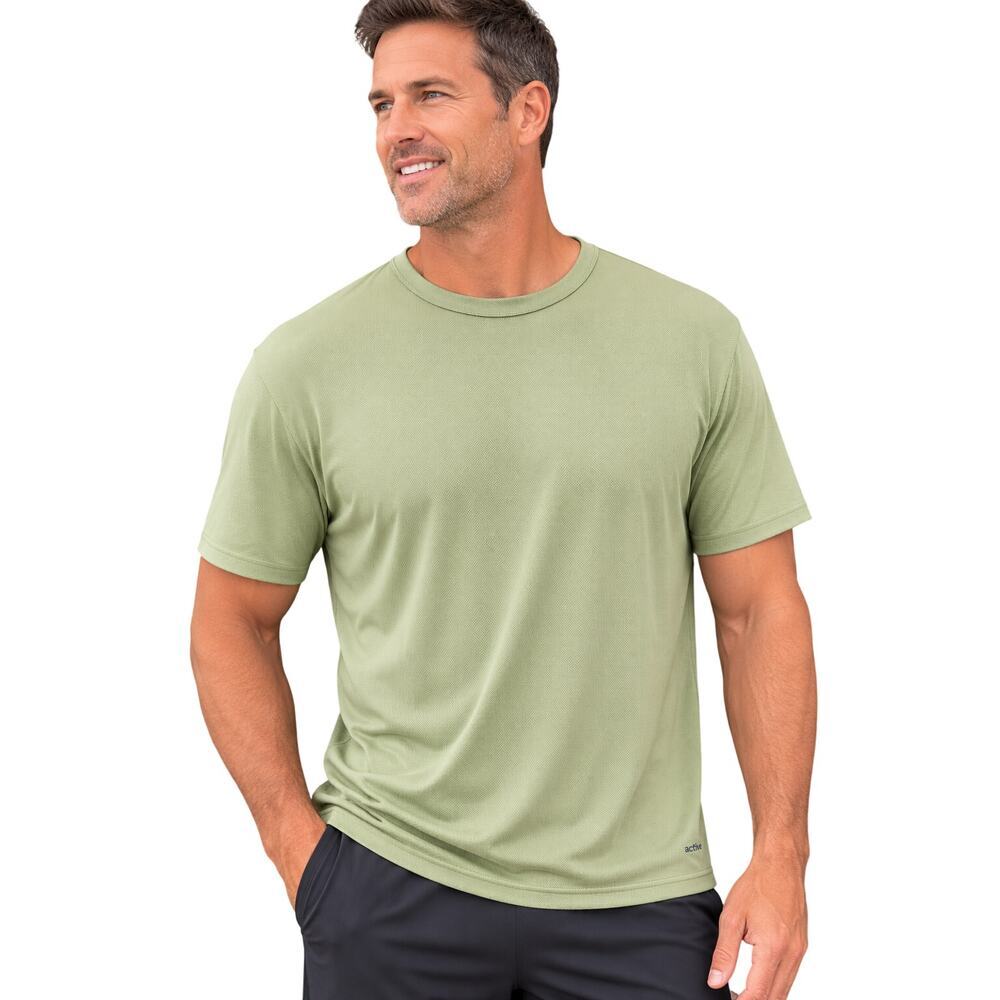 Layers XL cool max alta light green breathable wicking short sleeve minimalist